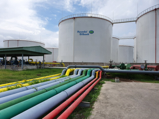 현대오일뱅크가 베트남 바리아붕따우성에 20만 배럴 규모의 석유제품 저장기지를 확보하고 동남아지역 수출 확대에 나선다. 사진은 현대오일뱅크 베트남 석유제품 저장기지.   현대오일뱅크 제공